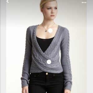 **Wrap Around Knit Sweater**